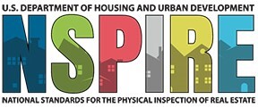 U.S. Department of Housing and Urban Development, NSPIRE Logo, National Standards for the Physical Inspection of Real Estate Text. NSPIRE Logo..