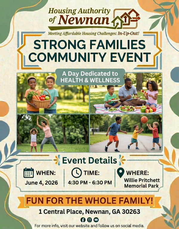 Strong Families flyer, the information on this flyer is in the text above .